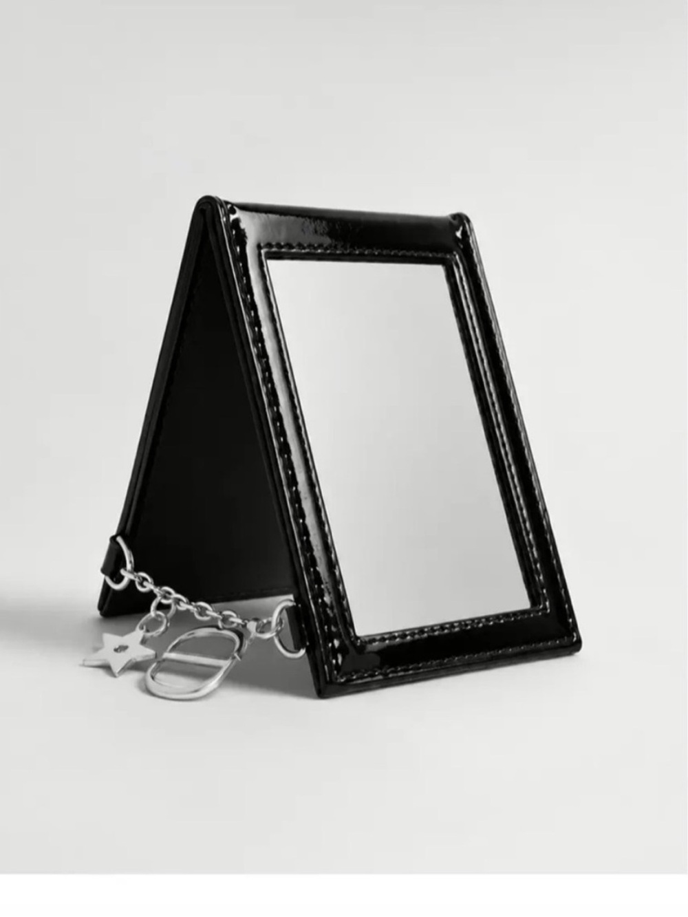 Dior New Release Black Patent Folding Mirror New in Box